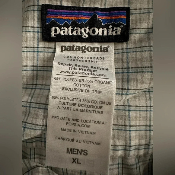 Patagonia Men's Long-Sleeved button down Shirt size XL - Picture 9 of 9